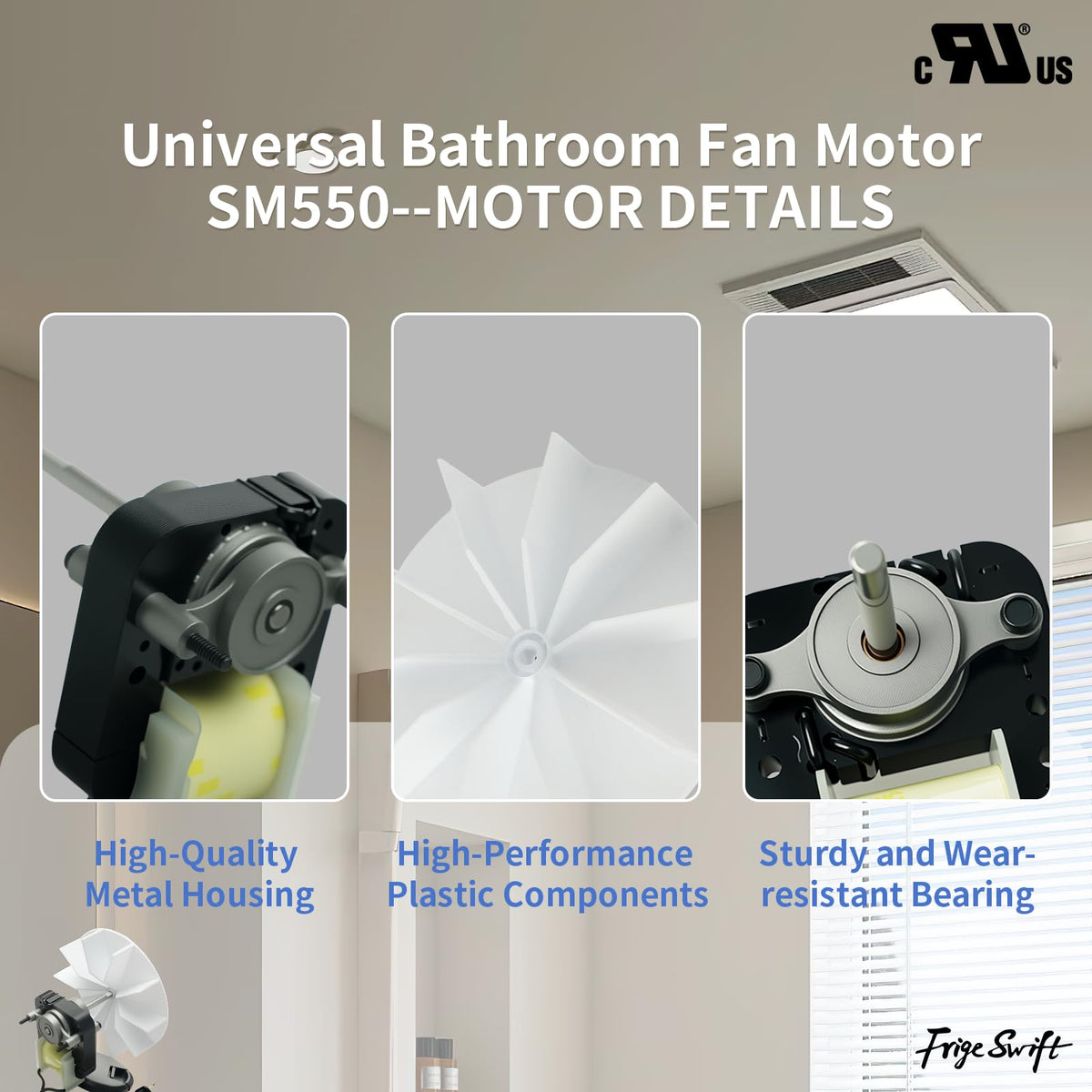Frigeswift compatible with Nutone, Broan, and other major brands.