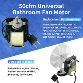 Frigeswift kit includes motor and blade for a complete replacement.