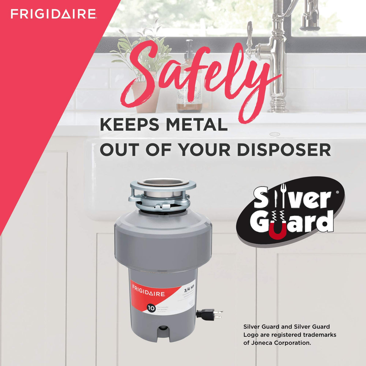 Frigidaire FF75DISPC1 insulated shell delivering quieter kitchen operation.