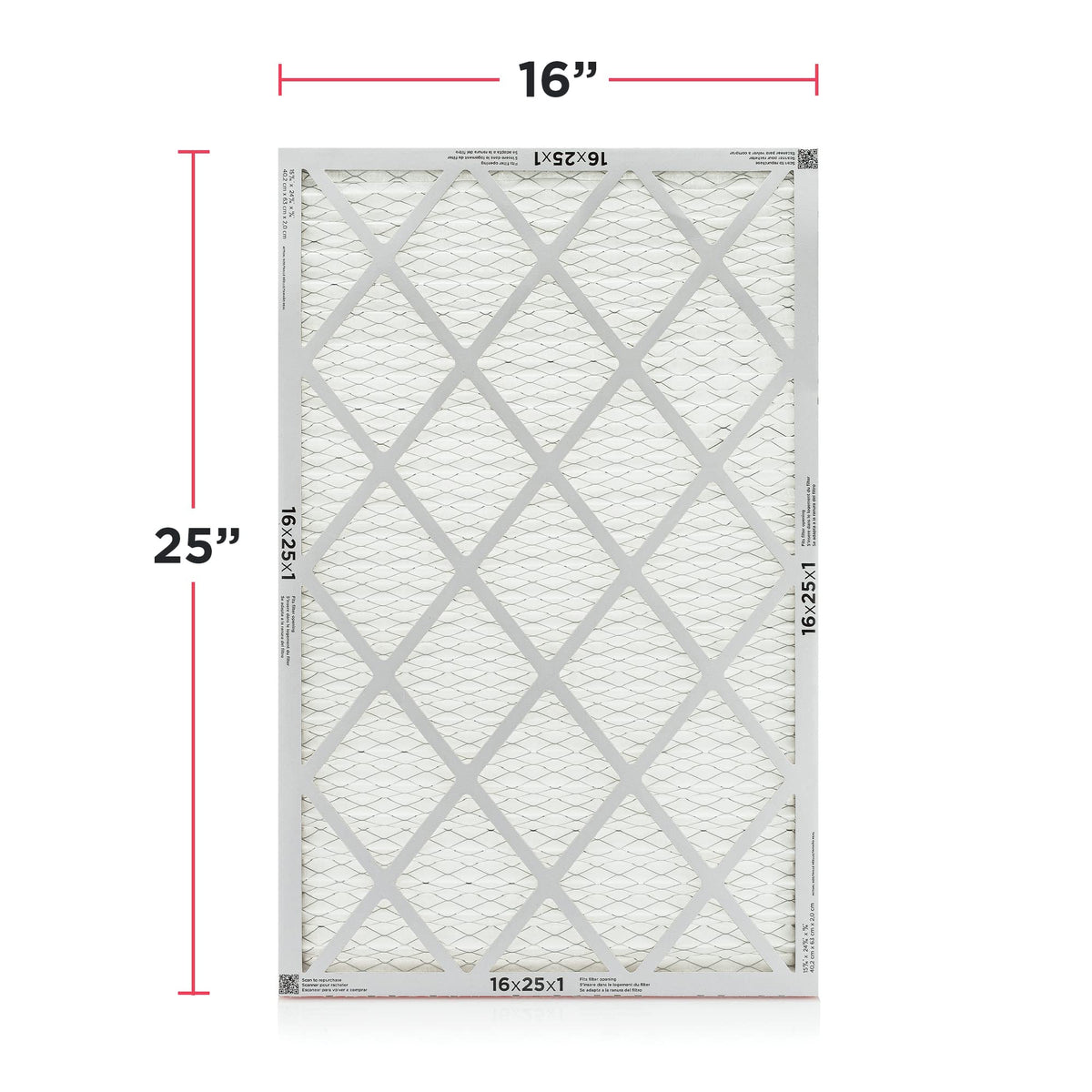 Frigidaire PureAir pleated design close-up highlighting efficient filtration