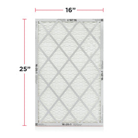 Frigidaire PureAir pleated design close-up highlighting efficient filtration