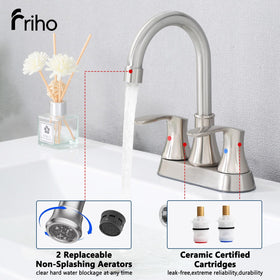Friho solid 304 stainless steel body ensures long-lasting durability