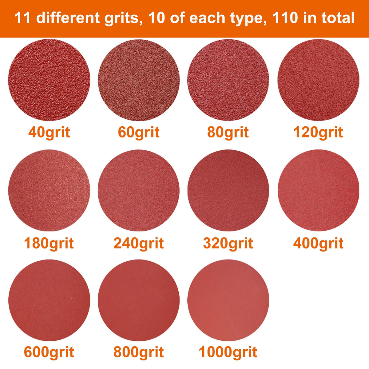Aluminium oxide FRIMOONY abrasive discs for durable automotive and woodworking work