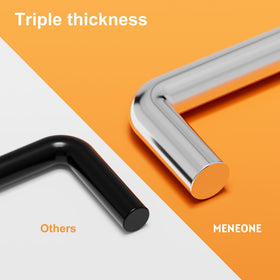 FRIMOONY dual-prong pegboard hook for quick, tool-free installation