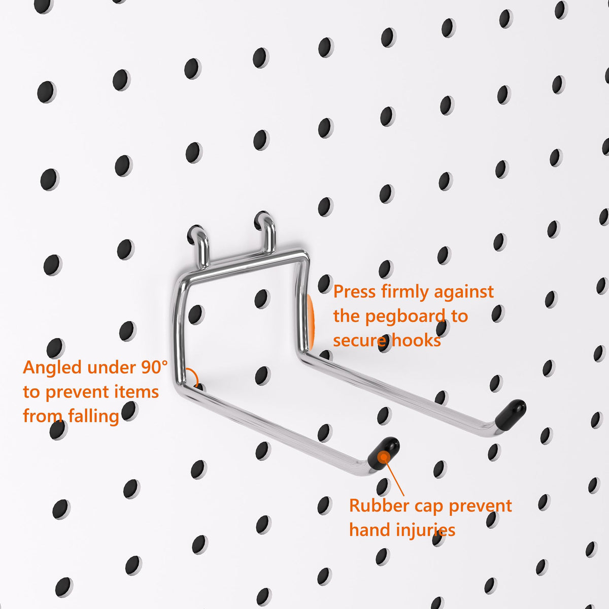 FRIMOONY high-strength welded hook with rust-resistant coating