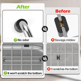Fritoing sink grid rear drain location confirms compatibility with your setup.