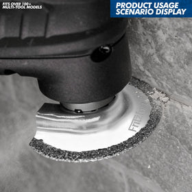 FRITZFURT tile cleaning blade helps finish bathrooms and floors