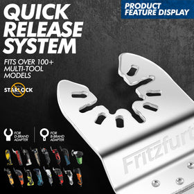 FRITZFURT universal interface blades work with most oscillating tools