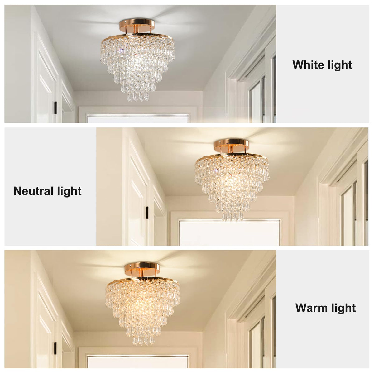 FRIXCHUR gold metal frame and stainless steel ensure lasting durability.