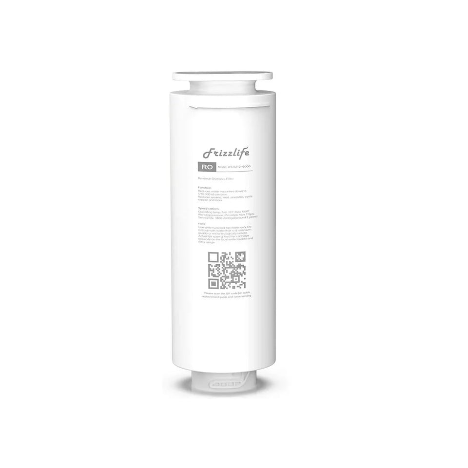 FRIZZLIFE ASR212-600G 2nd-stage membrane for precise contaminant removal and easy replacement.