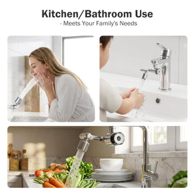 Frizzlife FF1080 1080° extension for flexible sink cleaning