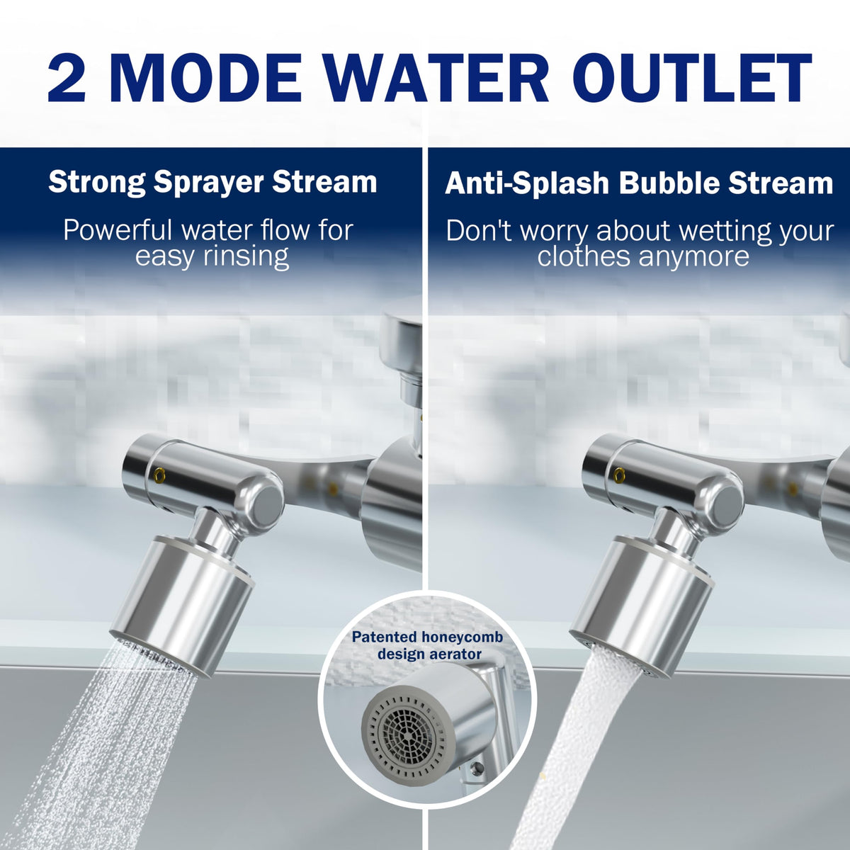 Frizzlife FF1080 BPA-free aerator body for safe daily use
