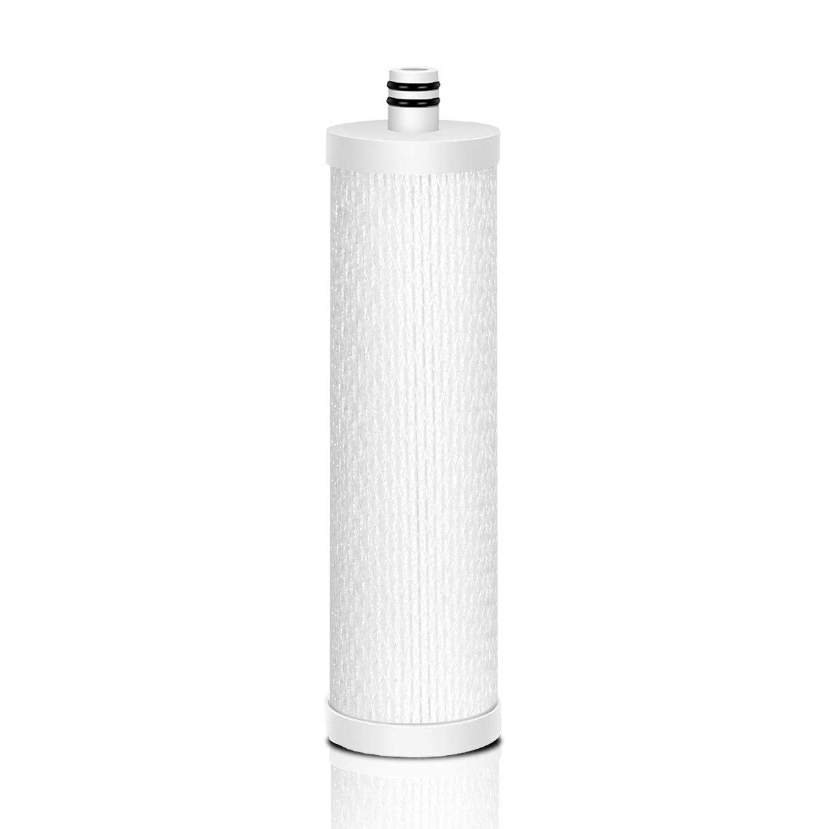 FRIZZLIFE FZ-3 filter close-up showing 0.5 micron stage for clearer water