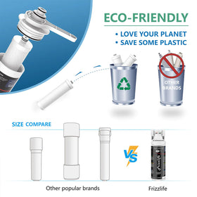 Frizzlife MK99 under-sink use demonstrates daily filtered water availability.