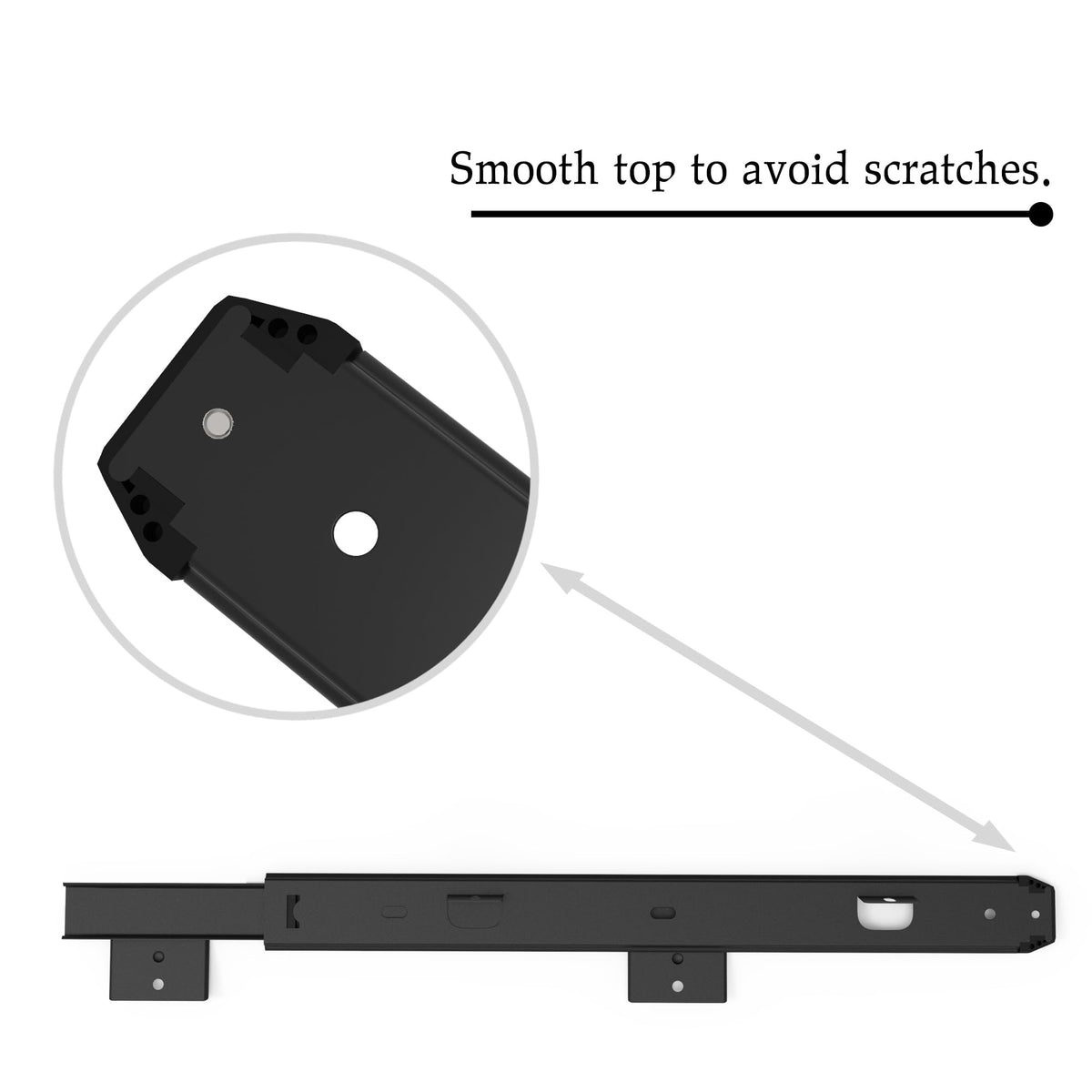 FRMSAET drawer slide mounting brackets enable quick, secure installation.