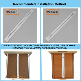FRMSAET heavy-duty steel brackets for durable drawer reinforcement