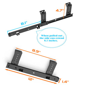FRMSAET 18-inch black keyboard drawer slide for larger workspaces.