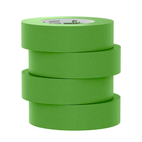 FrogTape pack contents show four green rolls for diverse projects