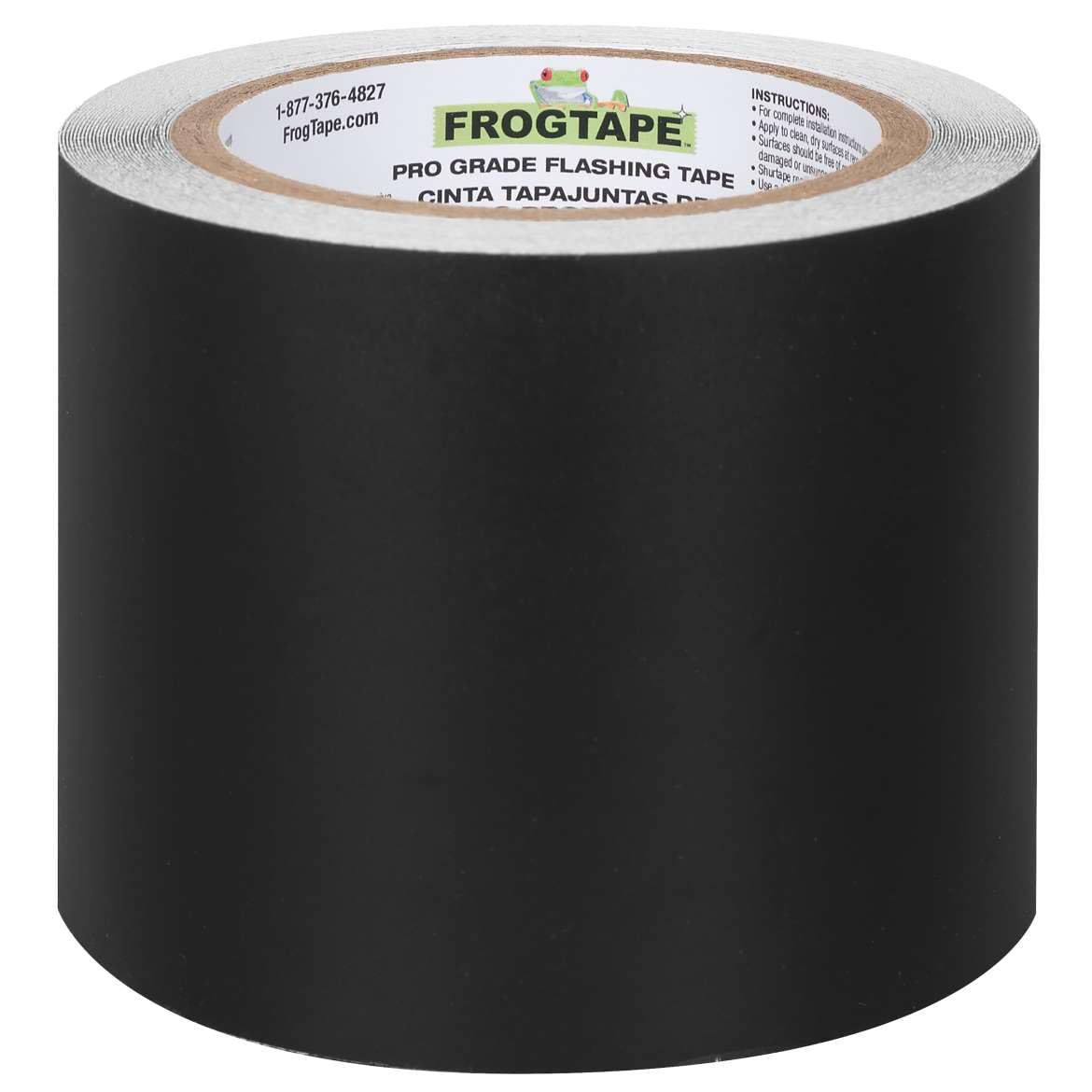 FrogTape seals a door frame with reliable edge protection.