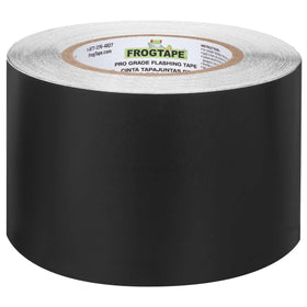 FrogTape Pro Grade adhesive being pressed with a roller for strong adhesion.