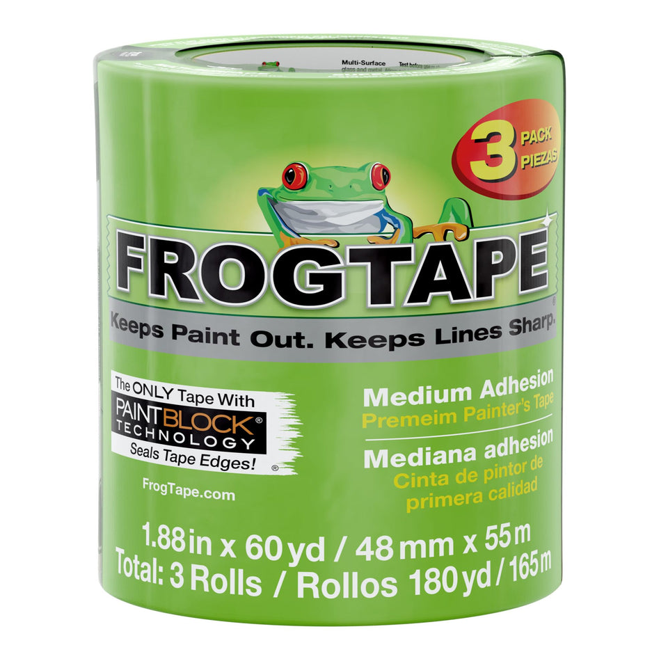 FrogTape multi-surface edge seal for razor-sharp paint lines