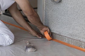 FrogTape ProGrade Orange on metal surfaces enables tight masking with minimal bleed