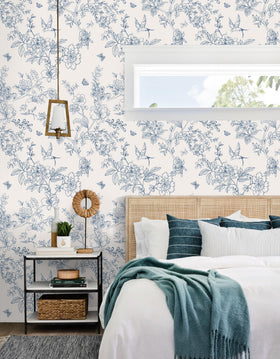 Froluya peel-stick wallpaper makes easy DIY wall updates.
