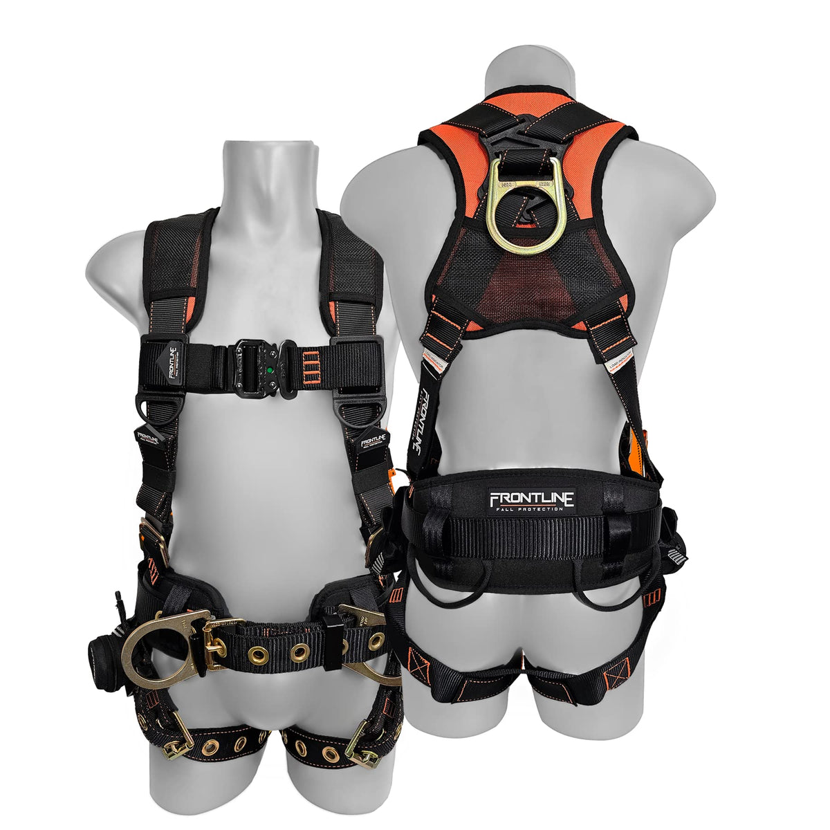 FRONTLINE Combat Full Body Harness with moisture-wicking pads keeps you cool and dry.