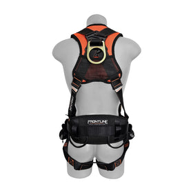 FRONTLINE Combat Full Body Harness orange stitching aids quick inspection checks.