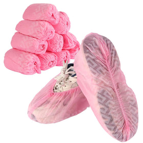 Frontline shoe covers close-up of non-woven material showing durability