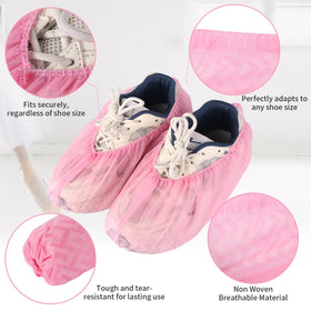 Frontline shoe covers dual-band stretch for secure fit across footwear