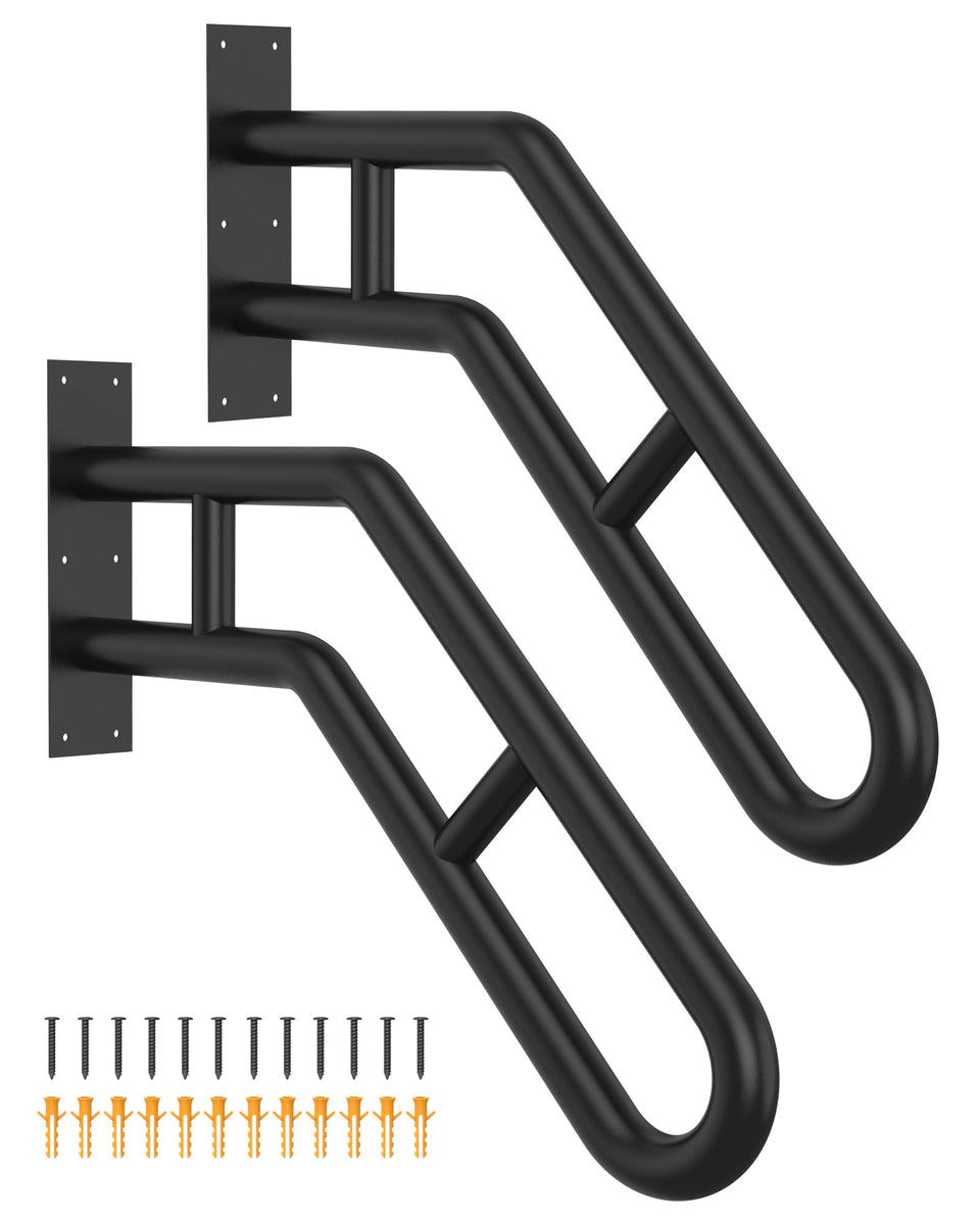 Frossvt wall mount handrail outer view showing exterior stair installation