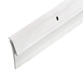 Frost King A62/36WH door sweep side view demonstrates wide coverage for better sealing.