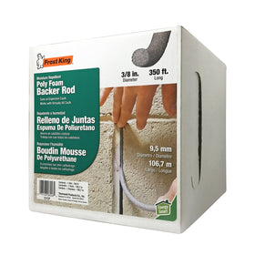 Frost King Caulk Saver 3-8 diameter foam rope enables easy caulking installation.