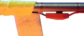 Frost King HC6A black heat cable wrap around pipe connection.