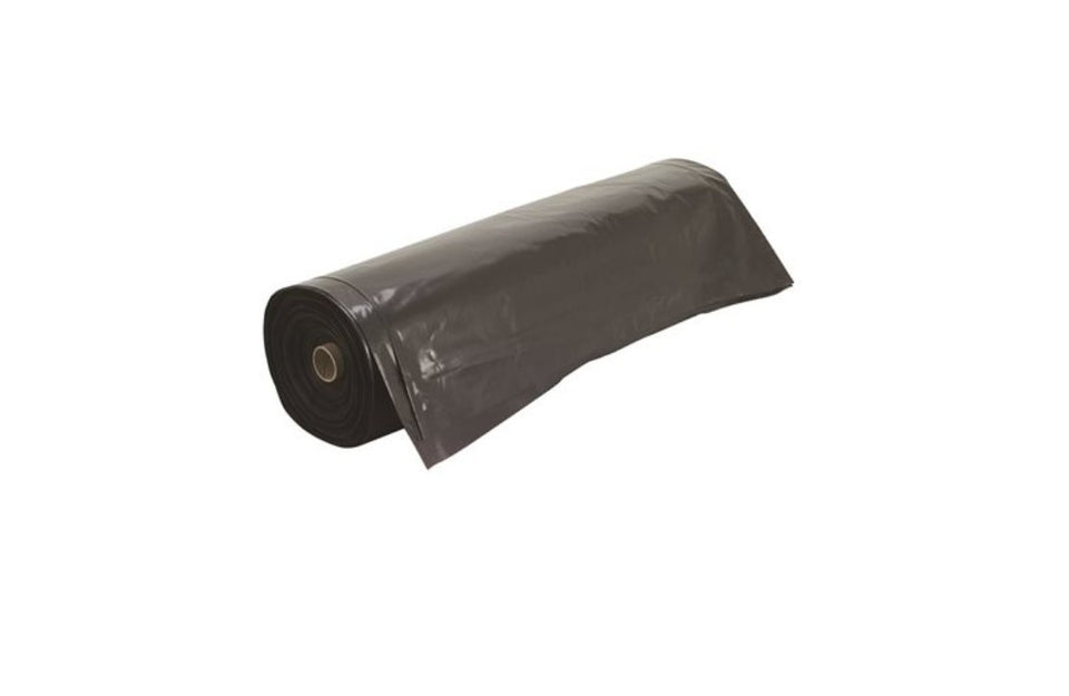 Frost King polyethylene sheeting used as a moisture barrier and cover for furniture and outdoor materials