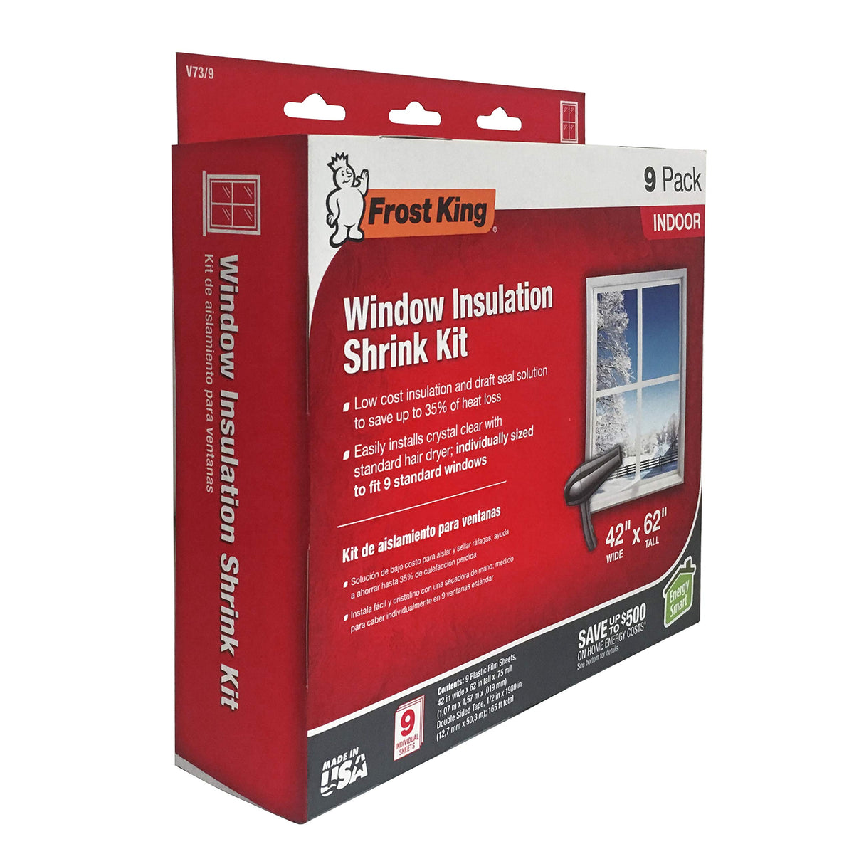 Included double-face tape for secure mounting on various frames