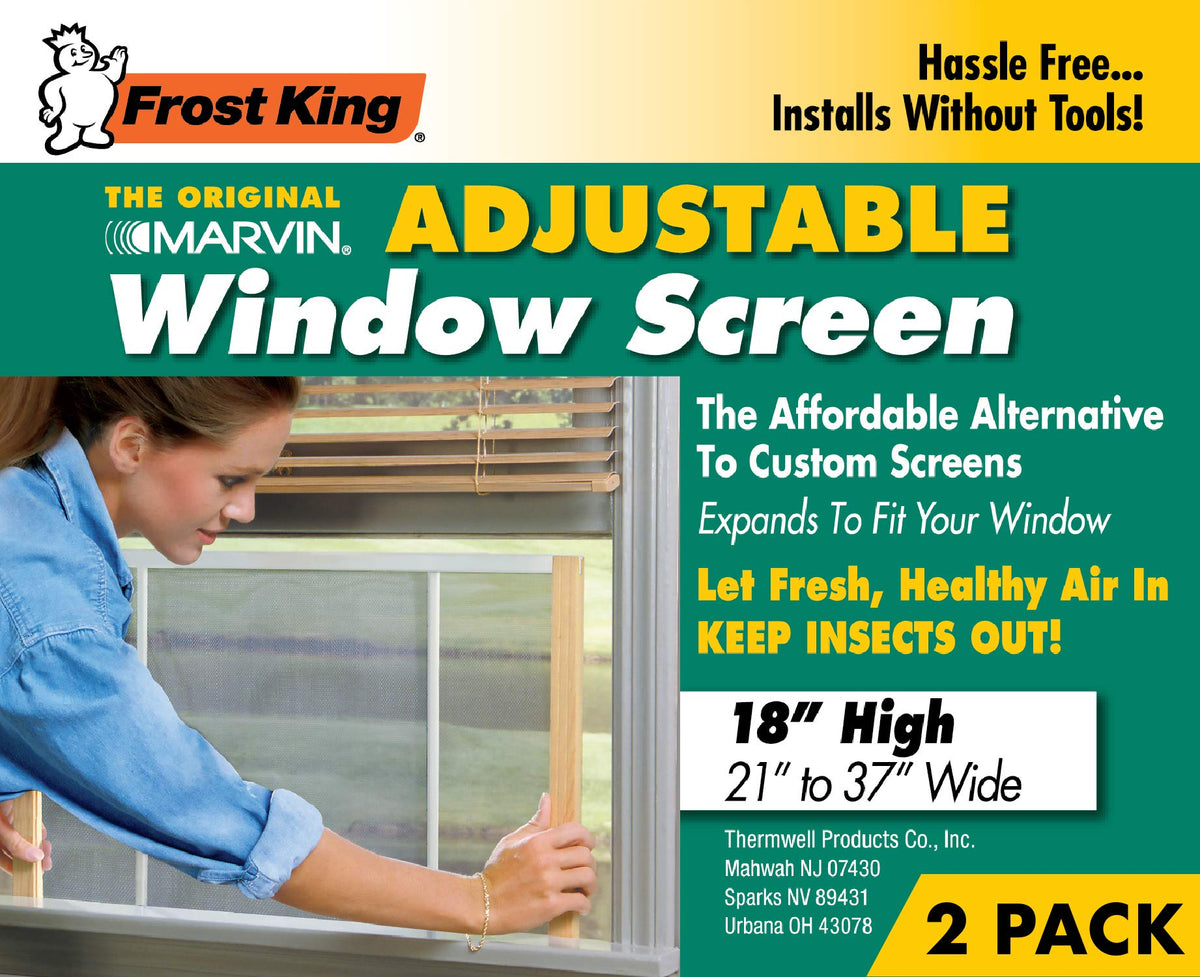 Close-up of Frost King W.B. Marvin adjustable rail for fingertip sizing.