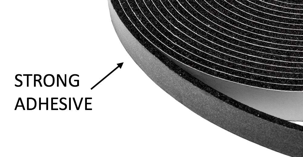FROZTECH adhesive-backed foam tape for quick and easy applications.