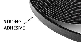 FROZTECH adhesive-backed foam tape for quick and easy applications.