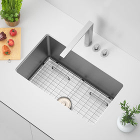 Frsmvati sink grid is easy to clean and maintain over time