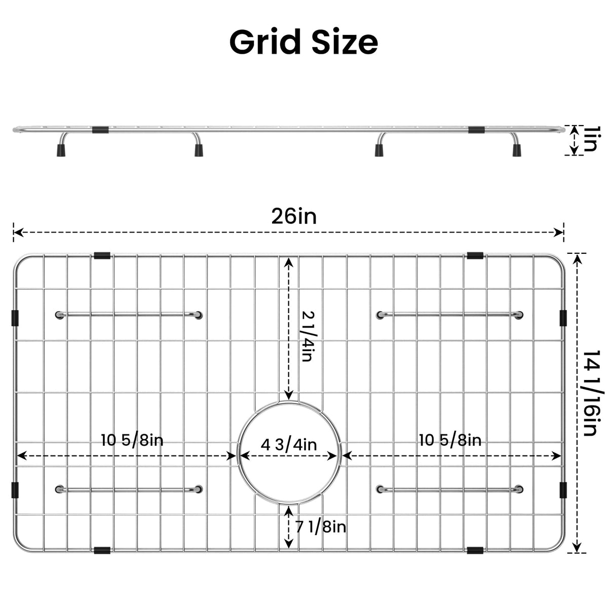 Frsmvati bottom grid doubles as a drying rack for glassware and dishes