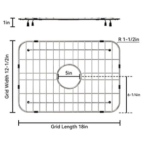 Frsmvati stainless steel protector grid offers durability and rust resistance for daily kitchen use.