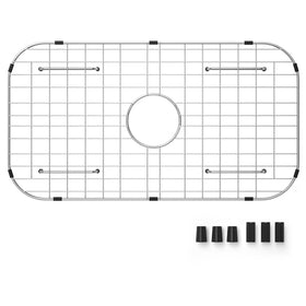 Frsmvati sink protector grid fits 26-1/16 by 14-1/16 with centered drain