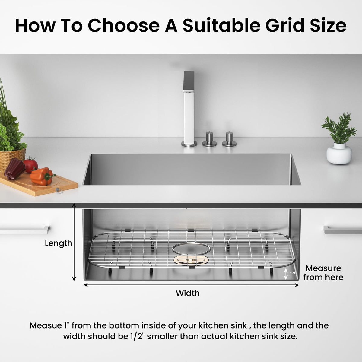 Video guide shows how to measure inside the bottom for accuracy