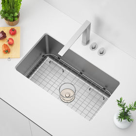 Ideal for single-bowl kitchens, preserving the sink surface during washing