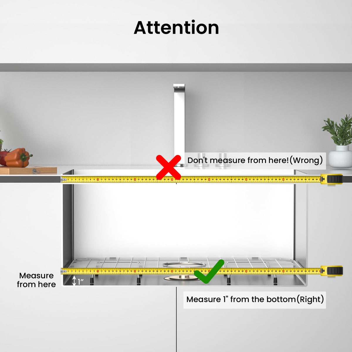 Reference video helps prevent ordering errors by confirming size