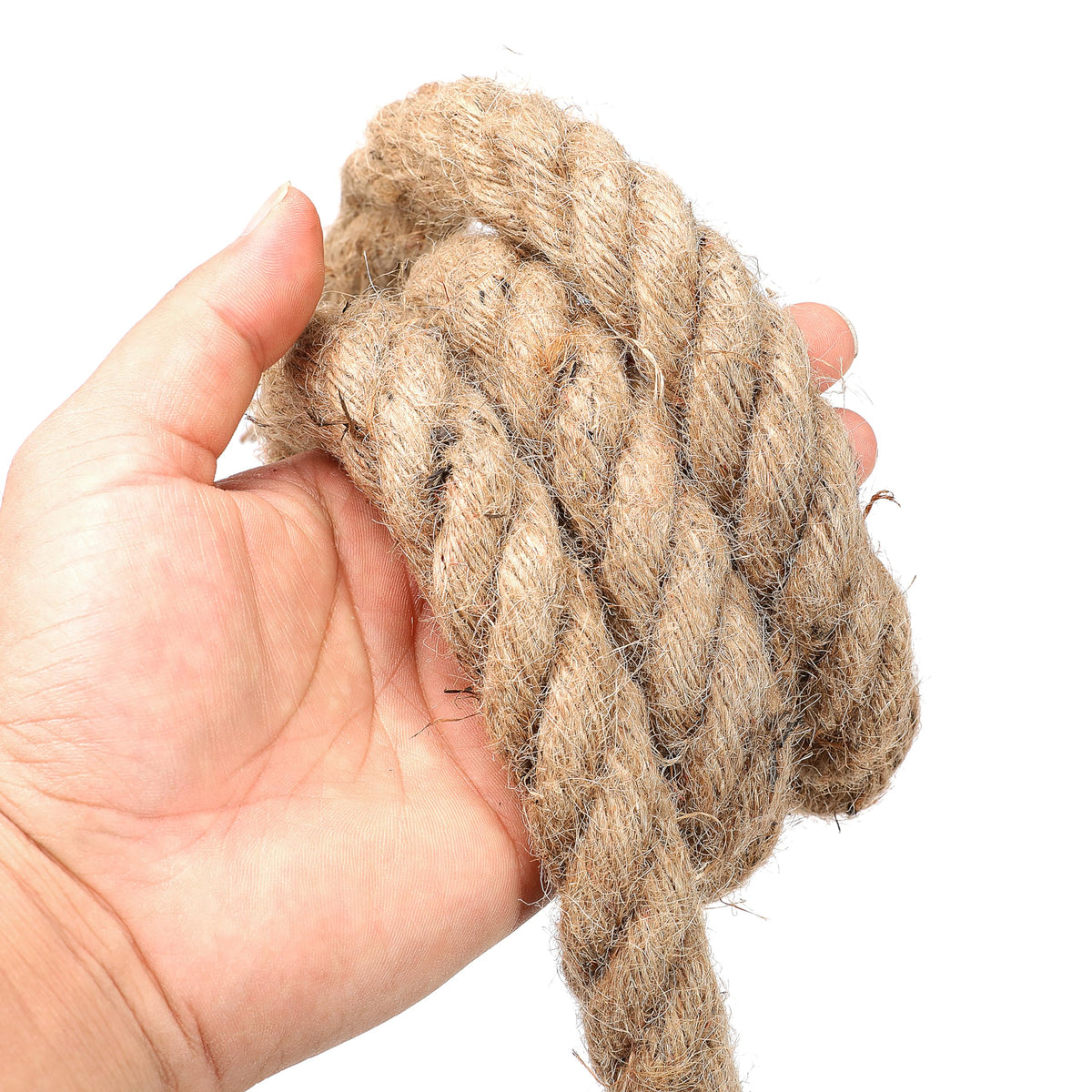 frtzal jute rope 25mm 100ft sturdy for dock posts and fencing