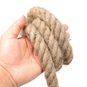 frtzal jute rope 25mm 100ft sturdy for dock posts and fencing
