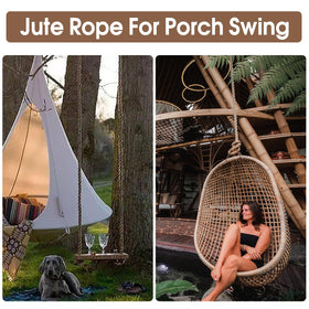frtzal jute rope 25mm 100ft great for hanging planters